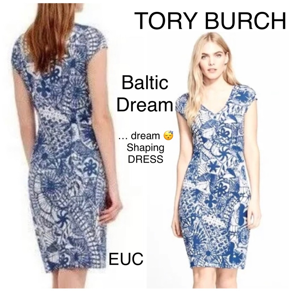 Size 14 TORY BURCH 5 ⭐️ Stylist ✅ list ⭐️ shaping Dress EUC - Picture 16 of 16